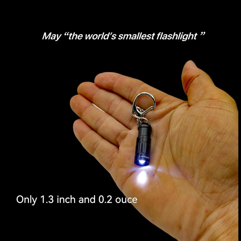 Nitefox e1 Smallest Keychain Flashlight Micro Tiny Mini Keychain Light Long-Lasting Safety Light for Everyday Carry Emergencies Outdoor Dog Walking Hiking Camping Nice Gift for Parents Kids - Image 2